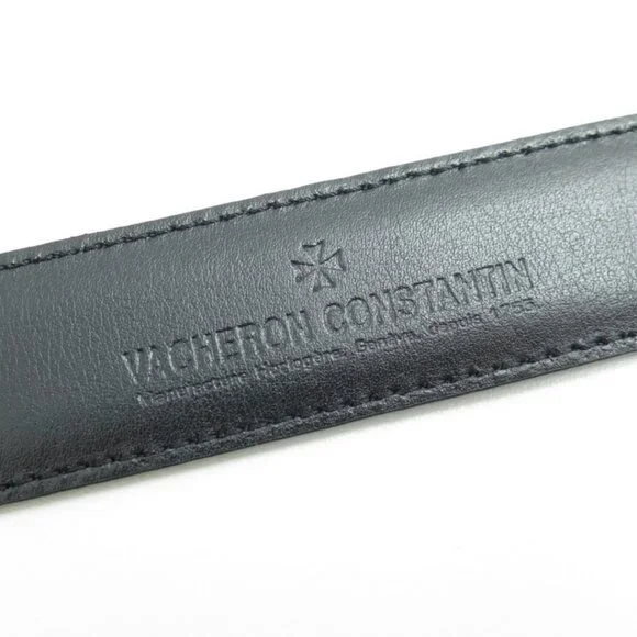 Vacheron Constantin Men's Leather Belt in Black - 49” - RARE - Picture 3 of 16